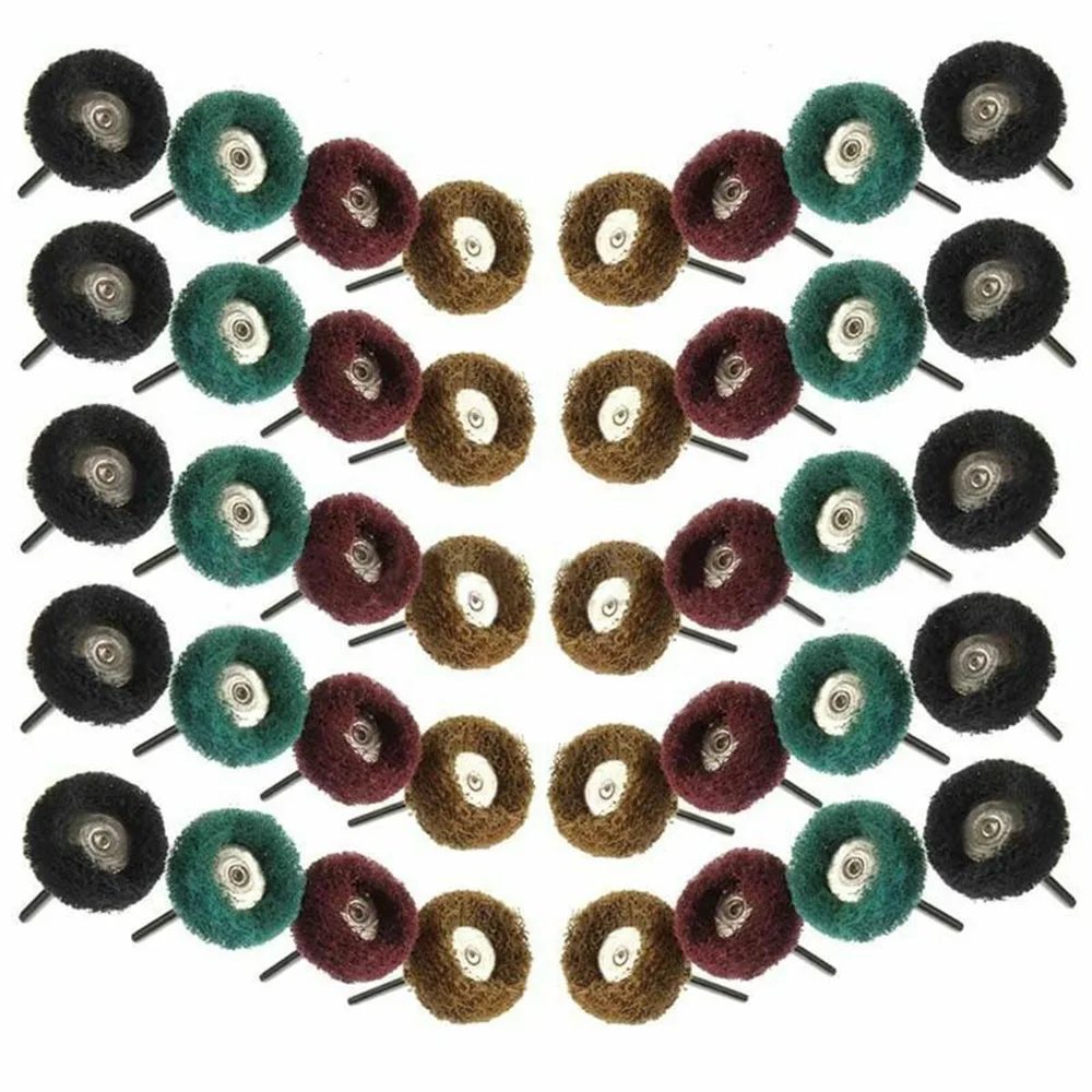 40 шт. Электрический Dill шлифовальные аксессуары абразивное колесо нейлоновое волокно гравировка Шлифовальная головка Полировочный диск дропшиппинг