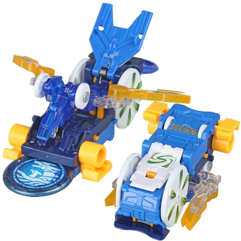 

screechers wild burst speed deformation car action figures multiple Chip capture wafer 360° flips transformation car kids toy