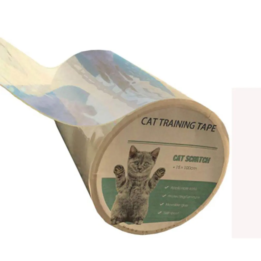 Furniture Guard Strong And Durable Pet Tape Protector Anti-Scratch Roll Cat Scratch Prevention Clear Sticker For Sofa | Дом и сад