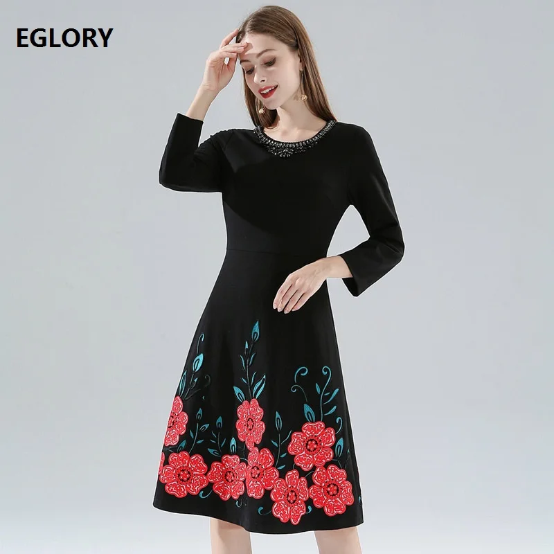 Плюс размер платье 2019 осень зима вечерние винтажные платья женские бисер с