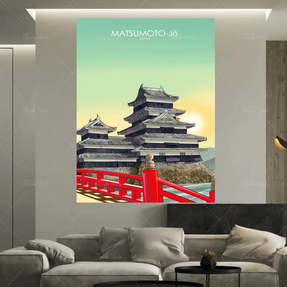 Matsumoto Imprimer Matsumoto Art Mural Matsumoto Affiche Japon Imprime Japon Art Mural Le Japon Affiche L Architecture Imprimer Architecte Aliexpress