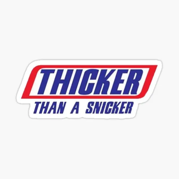157.52руб. 30% OFF|Thicker Than A Snicker 10PCS Sticker Customizable for De...