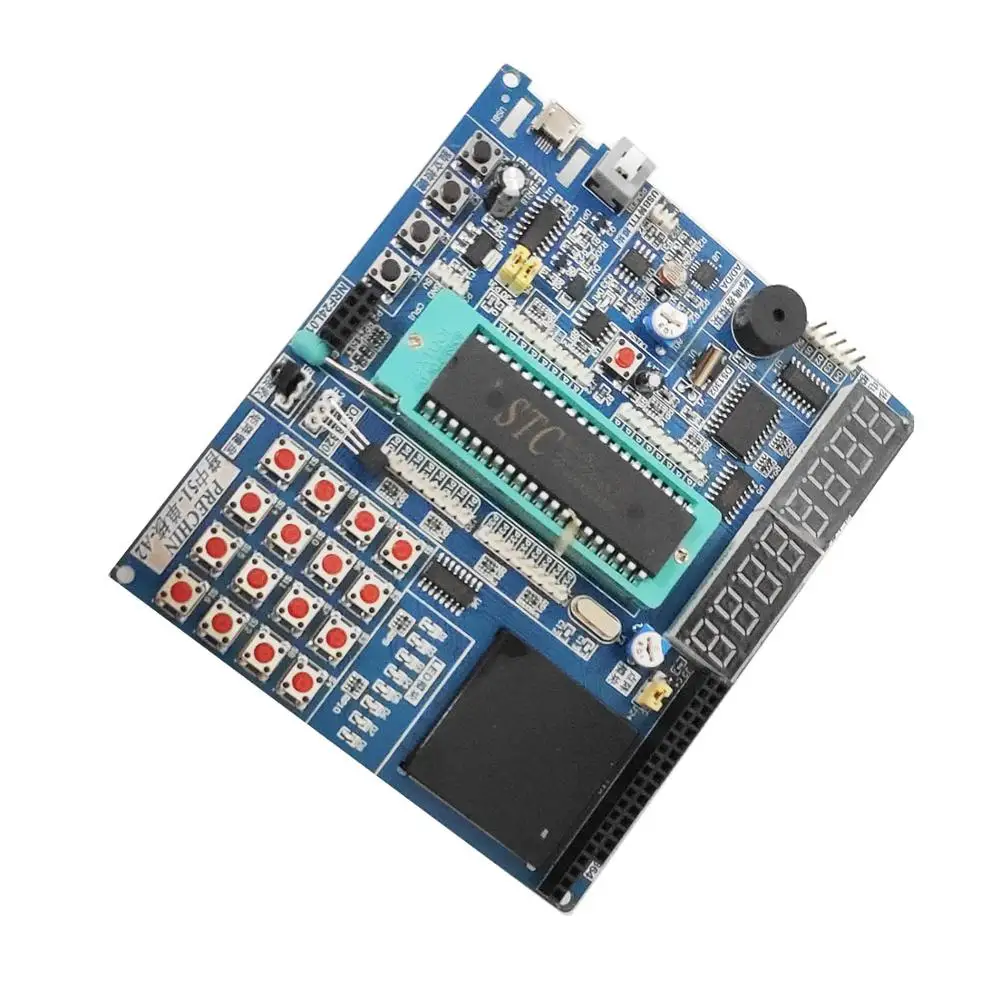 51 MCU макетная плата 51 MCU обучающая плата Экспериментальная плата stc89c52 комплект MCU