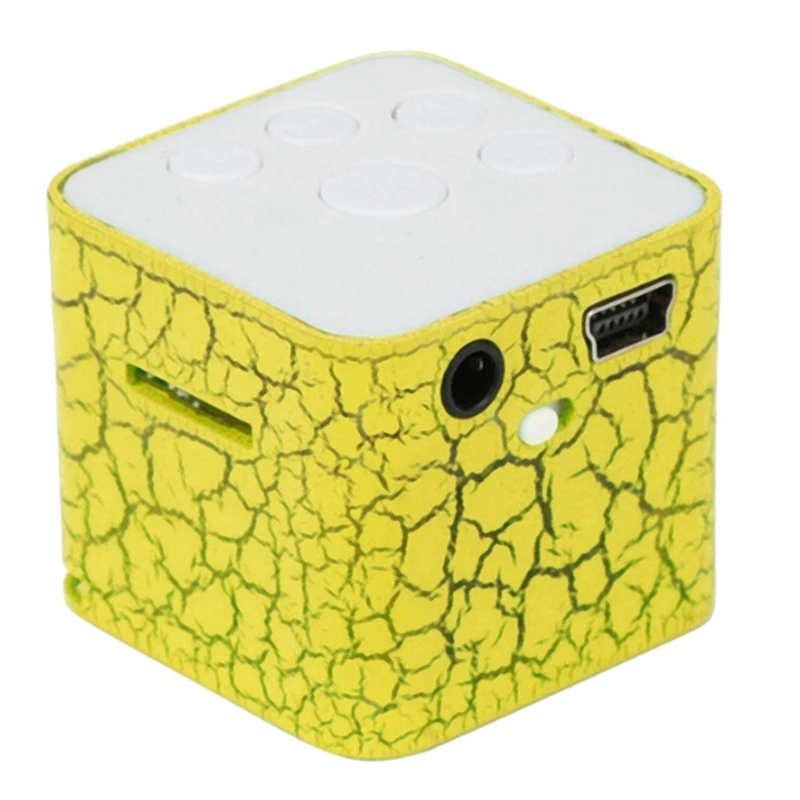 Внешний звук 120 мАч Мини USB 4h MP3-плеер 32x30x30 мм цветной светильник 3 5 MP3 музыкальный