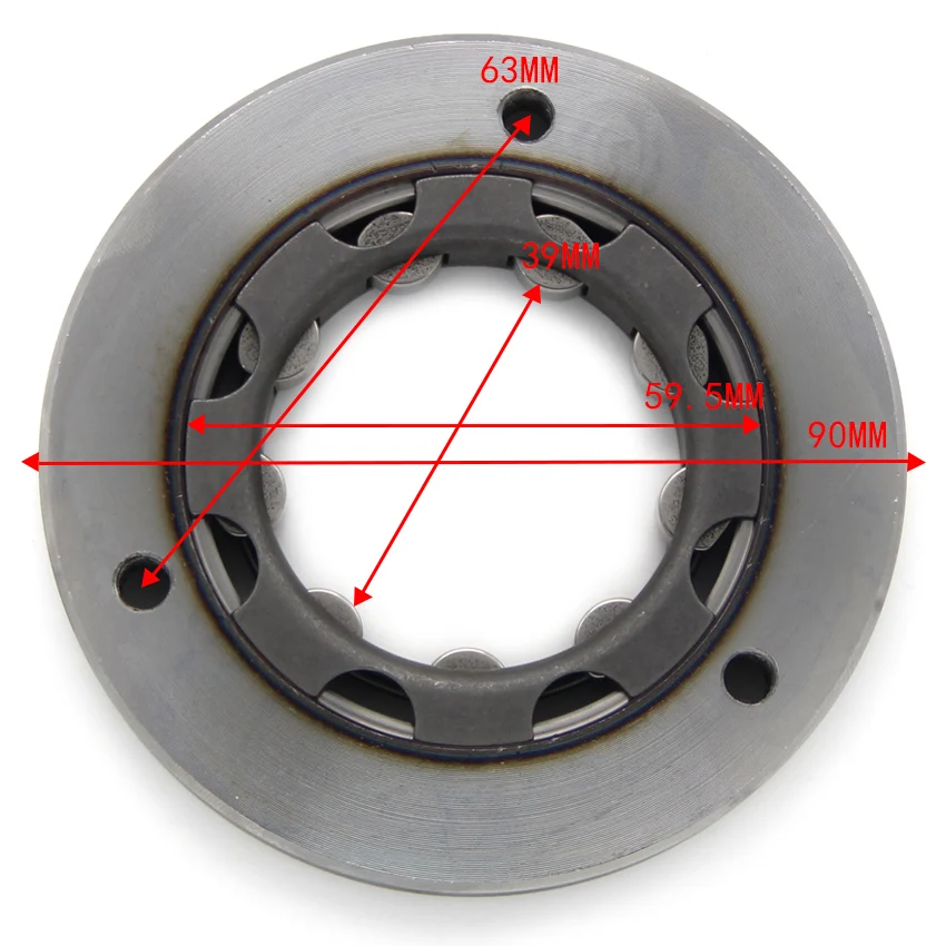 Motorcycle Starter Motor One Way Clutch For Kawasaki moto KLX140 KLX140L 2008-2020 KLX140G KLX125S KLX140S KLX150S 13193-0005