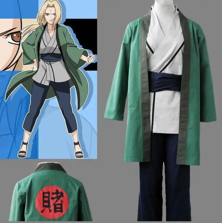 Костюм для косплея Аниме Наруто Tsunade изготовленный на заказ|Костюмы аниме| |