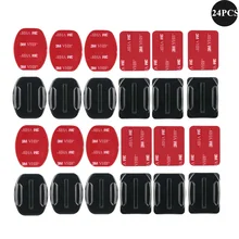 Плоские изогнутые клейкие крепления для GoPro Hero 8 Black 9 7 5 Xiaomi Yi 4K Mijia SJCAM аксессуары для экшн-камеры Go Pro Плоские изогнутые клейкие крепления для GoPro Hero 8 Black 9 7 5 Xiaomi Yi 4K Mijia SJCAM аксессуары для экшн-камеры Go Pro
