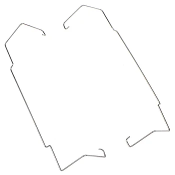 1Pair 12CM Computer CPU Cooling Fan Clip Steel Wire Fastener Metal Clip