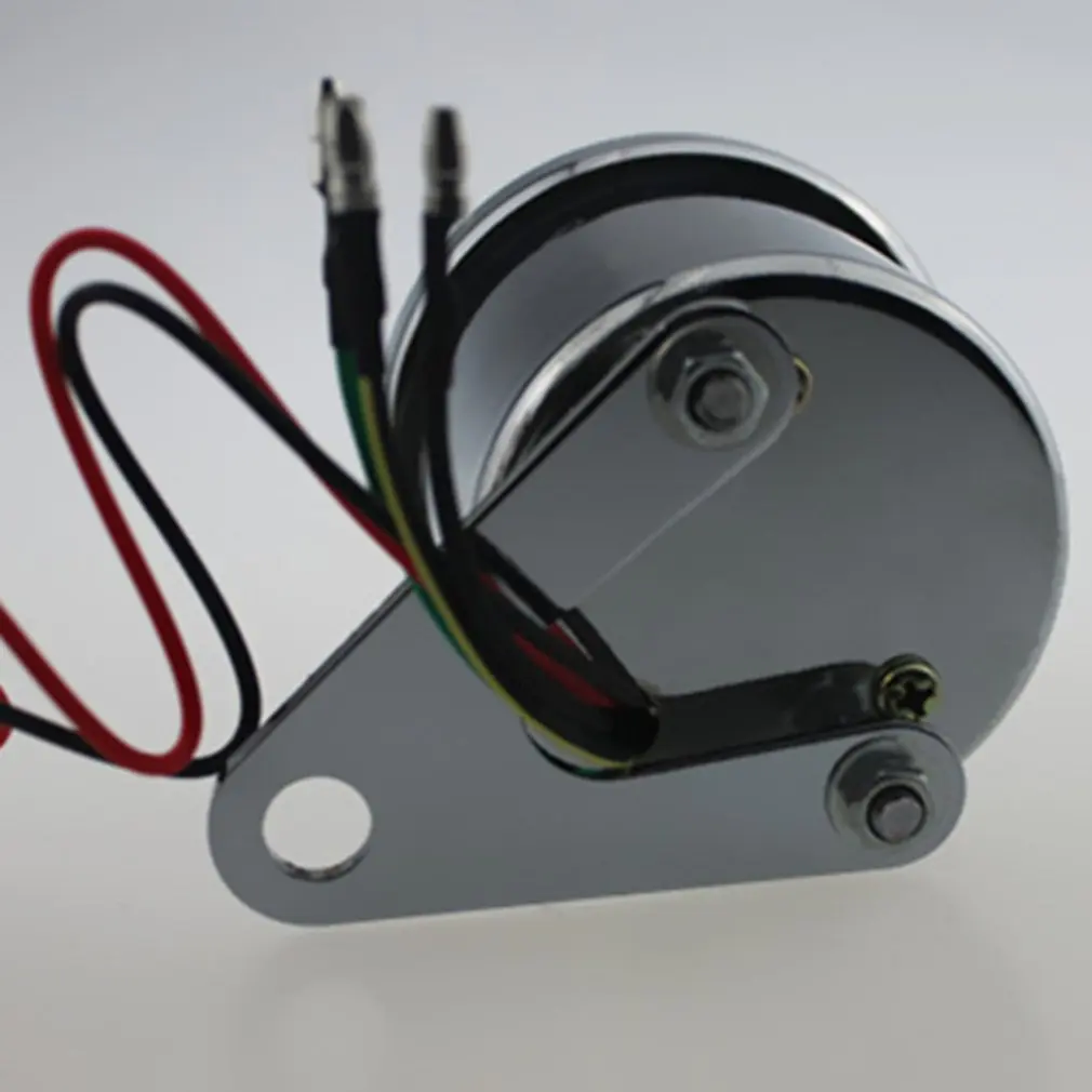 12V Universal Motorcycle Tachometer Meter LED Backlight 13K RPM Shift Motorcycle Digital Tachometer Oil Fuel Lever Gauge