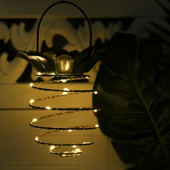 

2020 New Outdoor Waterproof Garden Pineapple Solar Lights Path Lights Hanging Fairy Lights 25 Solar Led Warm Fairy String Decor