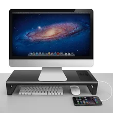 Интеллектуальная подставка из алюминиевого сплава для компьютера и ноутбука с портом USB 3,0 Hi 888