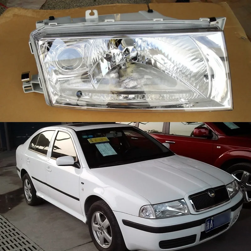 

Car headlights for Skoda Octavia headlight assembly 2001 2002 2003 2004 2005 Octavia headlight high beam low beam Auto parts