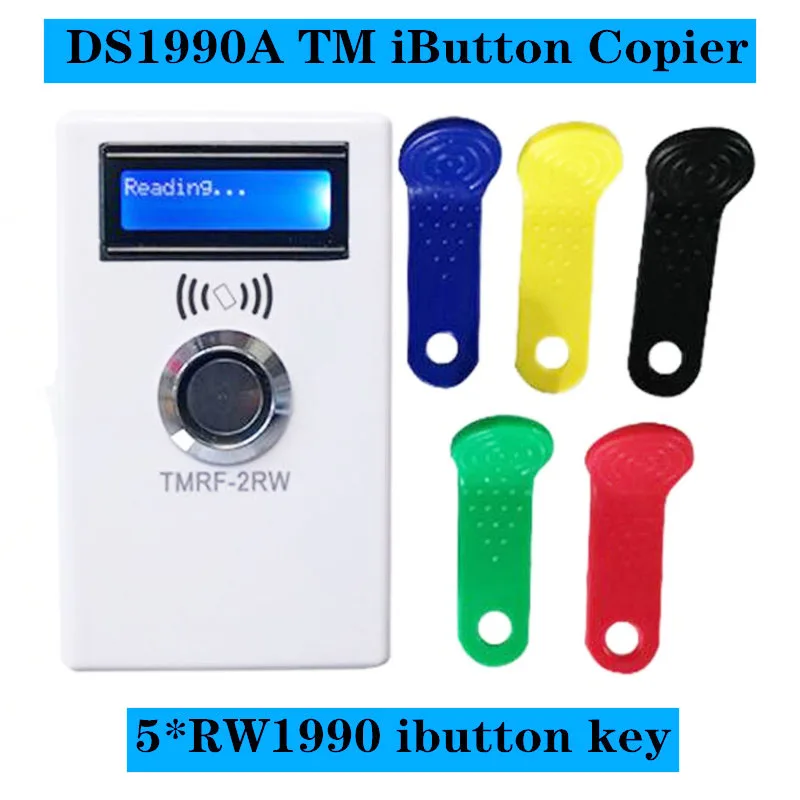 TM iButton программист DS1990A Дубликатор Cloner Копир 125 кГц RFID считыватель писатель RW1990