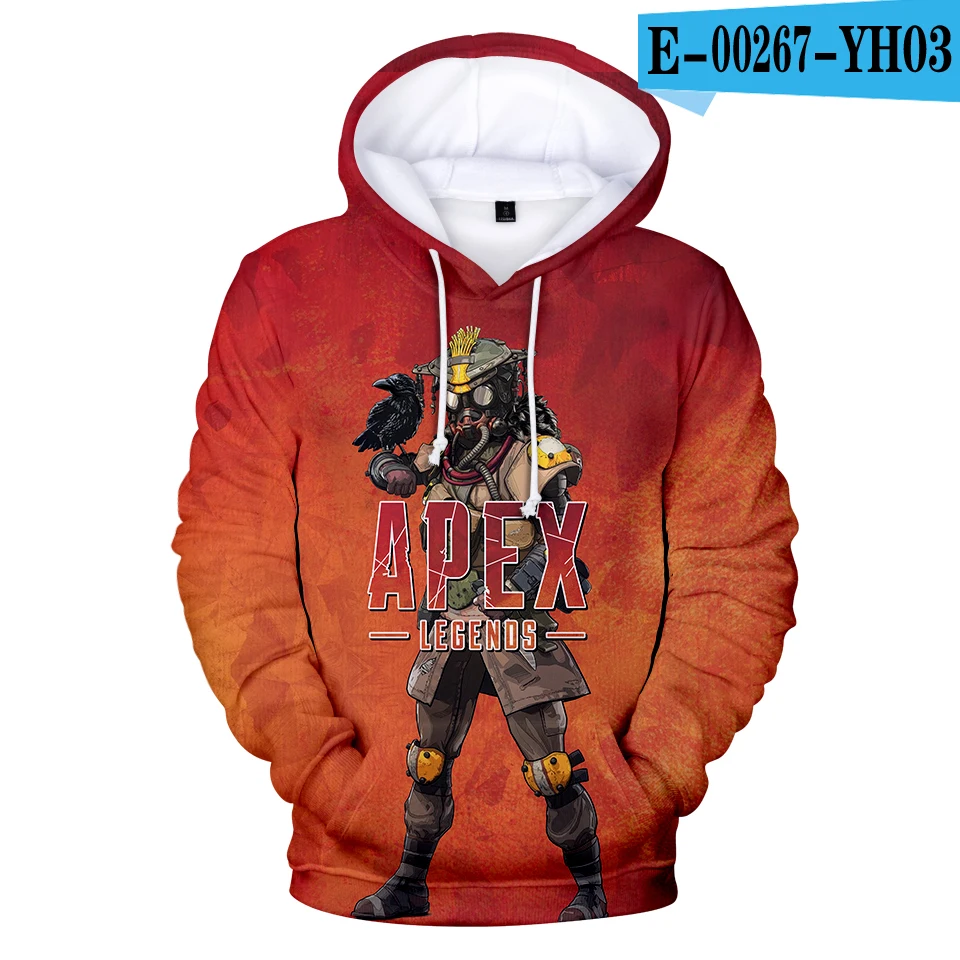 Модный дизайн 3D Apex Legends толстовки мужские/худи для мальчика игра Apex Legends одежда Высокое качество осень зима толстовка - Цвет: 3D