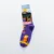 Occident Fashion Colorful Print Socks Women with Mushroom Spring Woman Socks Cotton Calcetines Mujer Meias 010202