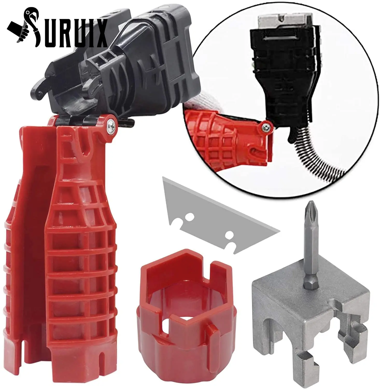 18in1 Multifunctional Plumbers Wrench Sink Faucet Basin Wrenchs For Tight Spaces Under Sink