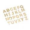 100pcs Random Stainless Steel  A-Z Letter Gold Charms Alphabet Charm Pendants for Bracelet Necklace Crafts Making ► Photo 2/6