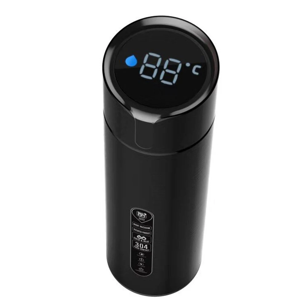 cheap Intelligent Temperature Display Stainless Steel Thermos Tea Mug Strainer Mug Coffee Cup Thermal Bottle Vacuum Flask