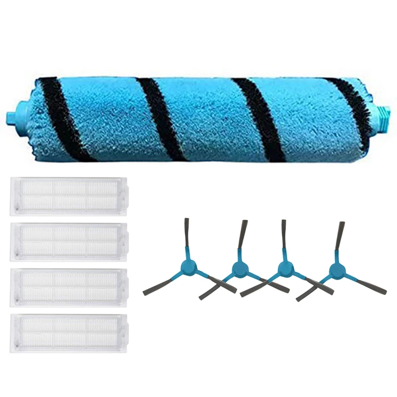 

Roller Brush Side Brush for Cecotec Conga 3490 4090 Vacuum Cleaner Conga 4090 HEPA Filter Cleaning