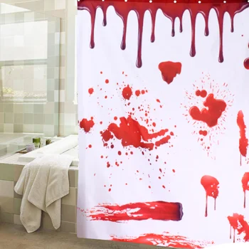 

1 Pc Bathroom Curtain Waterproof Shower Curtain for Home Bathroom Halloween