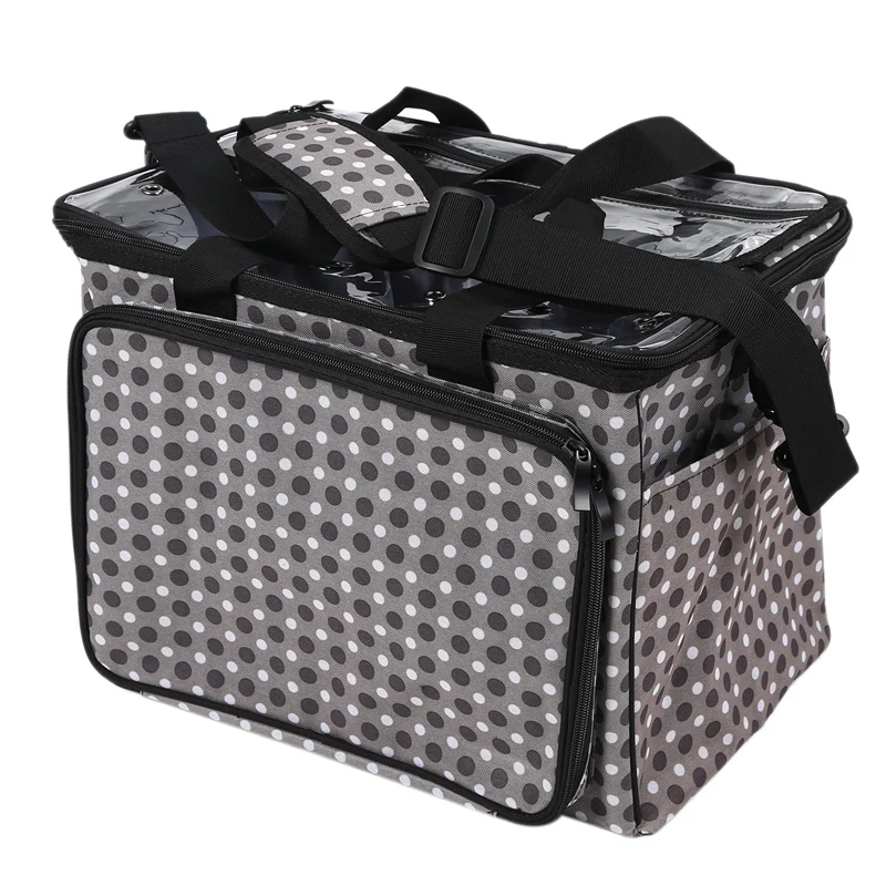 Многофункциональная швейная машина сумка для хранения большой емкости швейная сумка для инструментов полиэстер Домашнее использование Ассорти Tote серый