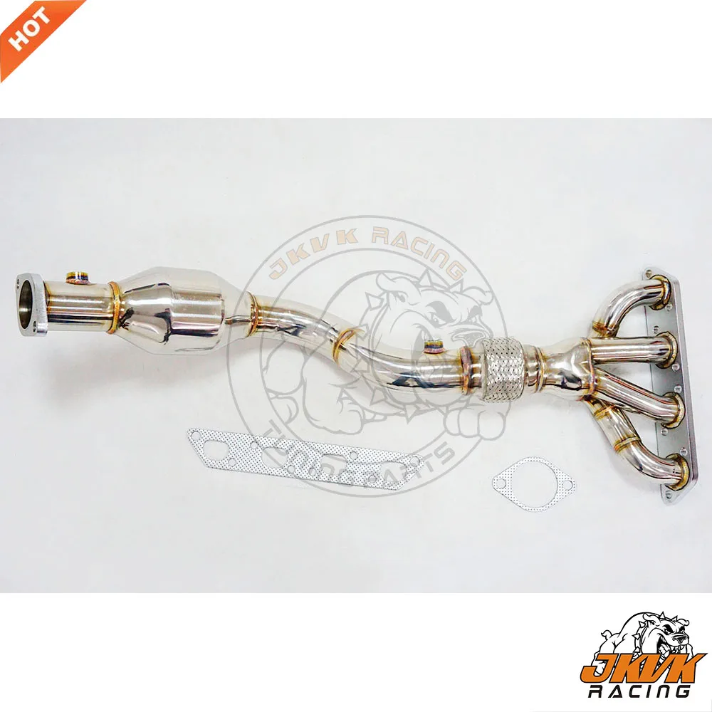 JKVK RACING DECAT Catless выпускной коллектор для MINI COOPER S ONE 1 6 R51 R52 R53 | Автомобили и мотоциклы