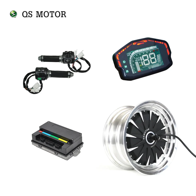 US $280.00 QSMOTOR 12x75inch 1500W 48V 55kph Hub Motor With EM50SP Controller And Kits For EScooter