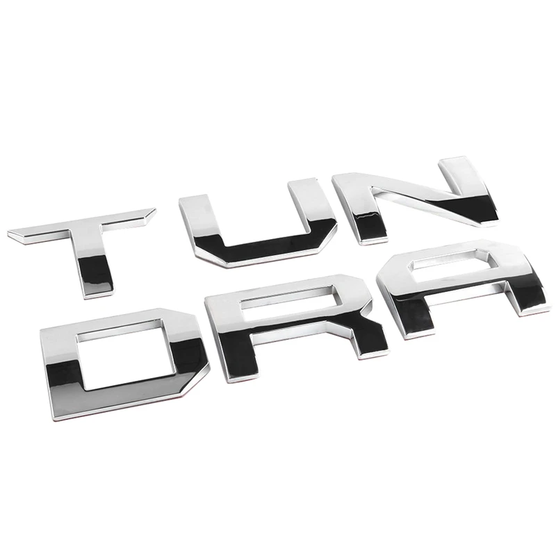 Специальные 3D задние ворота вставки 3D металлические буквы для Toyota-Tundra-(не наклейка
