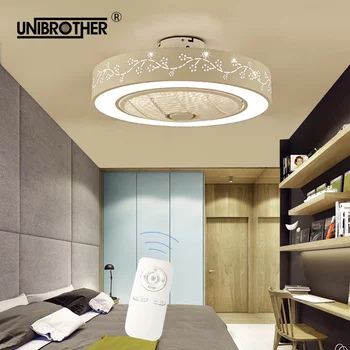 

55cm led ceiling fan with light APP Smart wifi remote control lamp Fans bedroom modern children home restaurant 40w three color