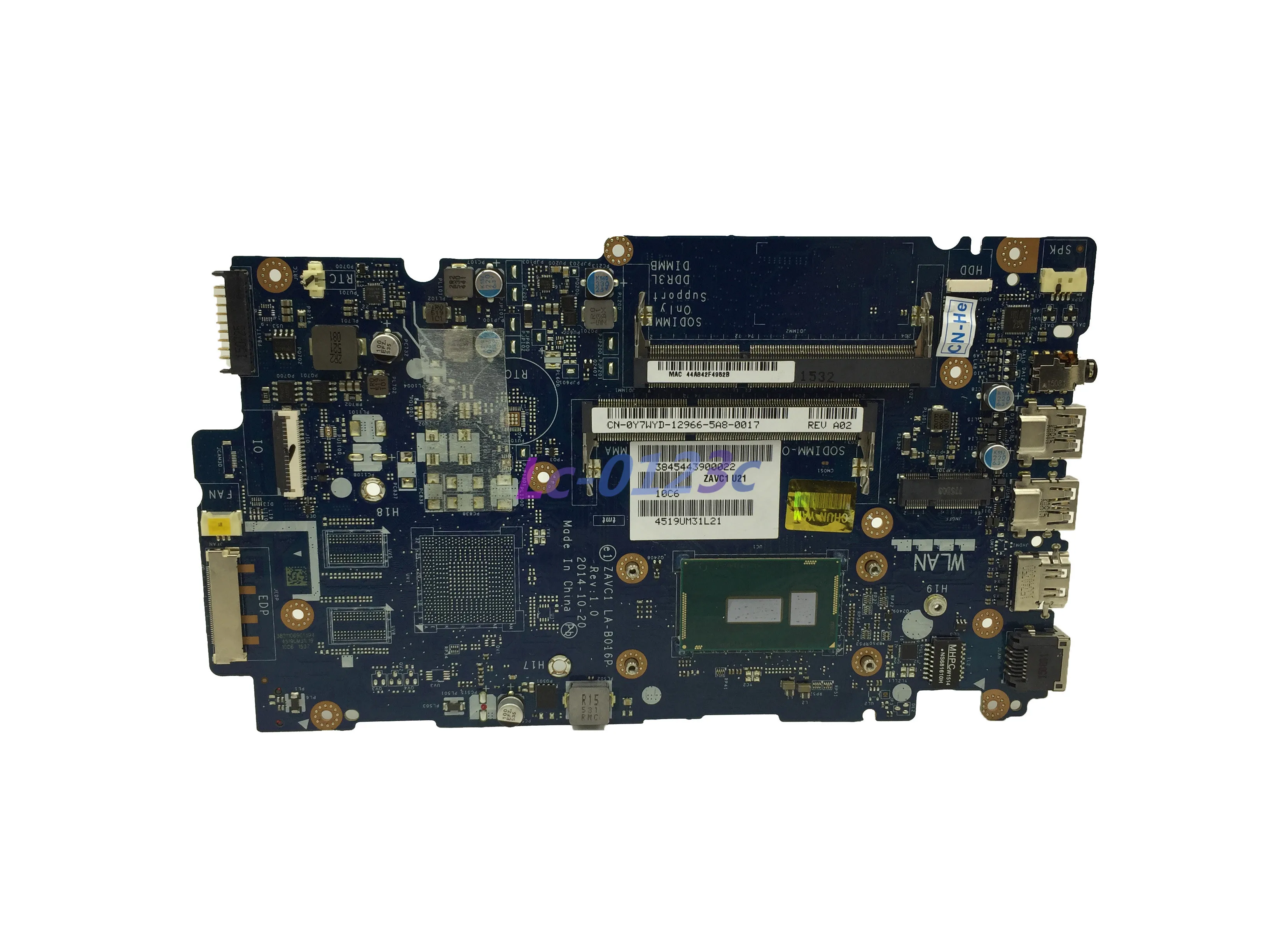 Fulcol для Dell Inspiron 15 5548 Материнская плата ноутбука W/I7-5500U Процессор ZAVC1 LA-B016P CN-0Y7WYD 0Y7WYD