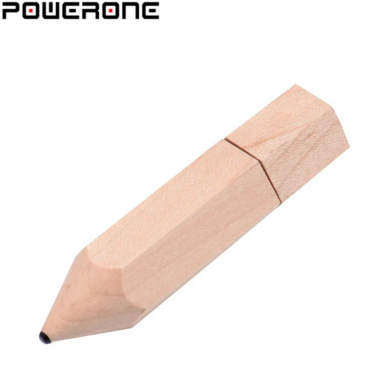 USB флеш накопитель POWERONE деревянный 4/8/16/32/64 ГБ 2 0|USB флэш-накопители| |