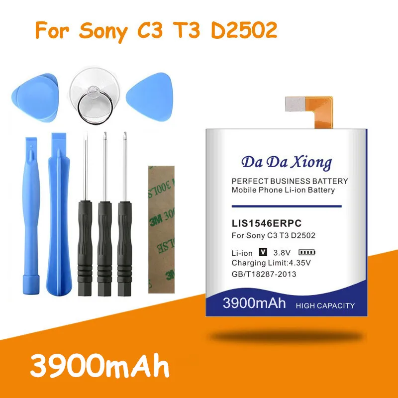 Аккумулятор для Sony Xperia C3 T3 S55T S55U D2502 D2533 M50W D5103 3900 мАч | Мобильные телефоны и