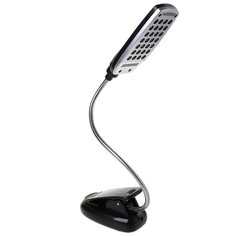 Clip-on Гибкая книга светильник с USB/Батарея Мощность 28 светодиодный ночной Светильник кровать лампа настольная лампа, лампа для чтения с затемнением, отлично подходит для путешествий