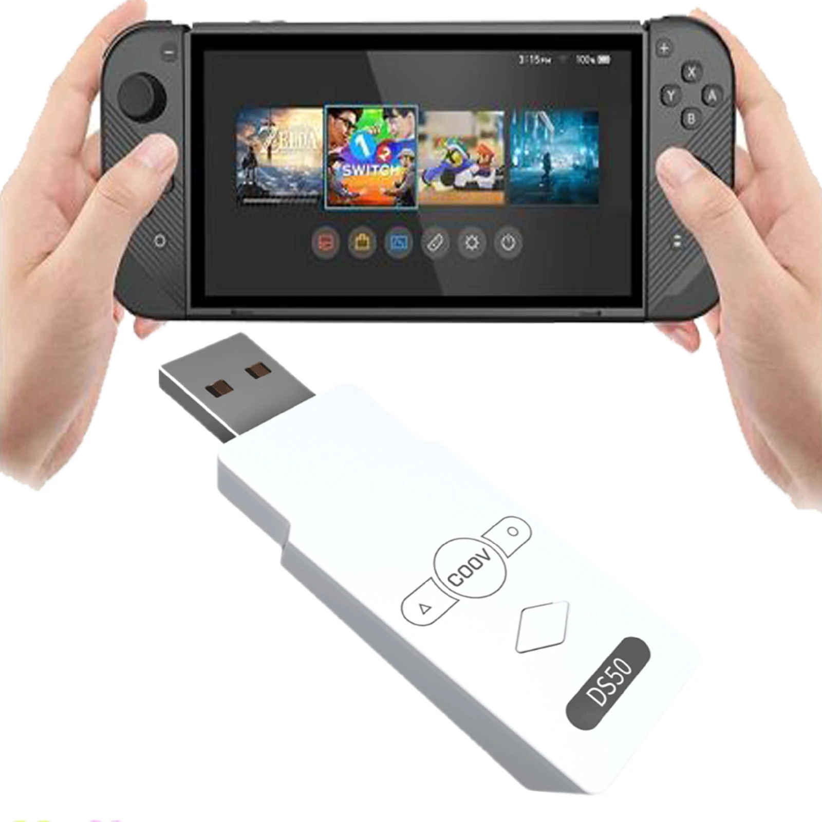 Coov – convertisseur adaptateur Bluetooth sans fil DS50, pour nintendo  Switch, pour PS4, PS5, x-box, un PC, 2021 - AliExpress