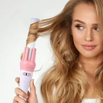 

Automatic Curly Hair Stick Hair Curler Superb Craftsmanship Fast Styling Smooth Appearance Ceramic Heating with Comb