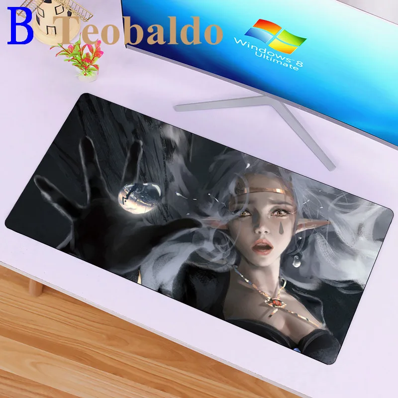 60X30 см Коврик для мыши сексуальная девушка Ghost Blade игровой коврик для мыши большой резиновый замок стол для портативного компьютера ноутбука коврик аксессуары для ПК