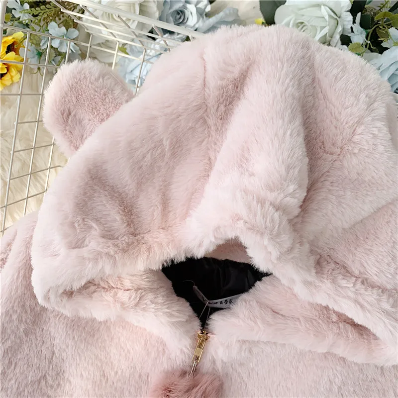 Neploe Harajuku Женская однотонная толстовка на молнии пальто женские толстовки Зимние Теплые Топы с капюшоном одежда свободное мягкое милое пальто 45302