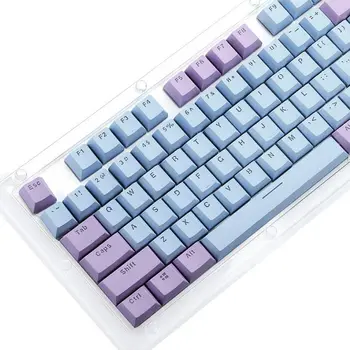 

Mechanical Keyboard replaceable Keycaps Translucent Double Shot PBT 104 KeyCaps Backlit For Cherry MX Keyboard Switch