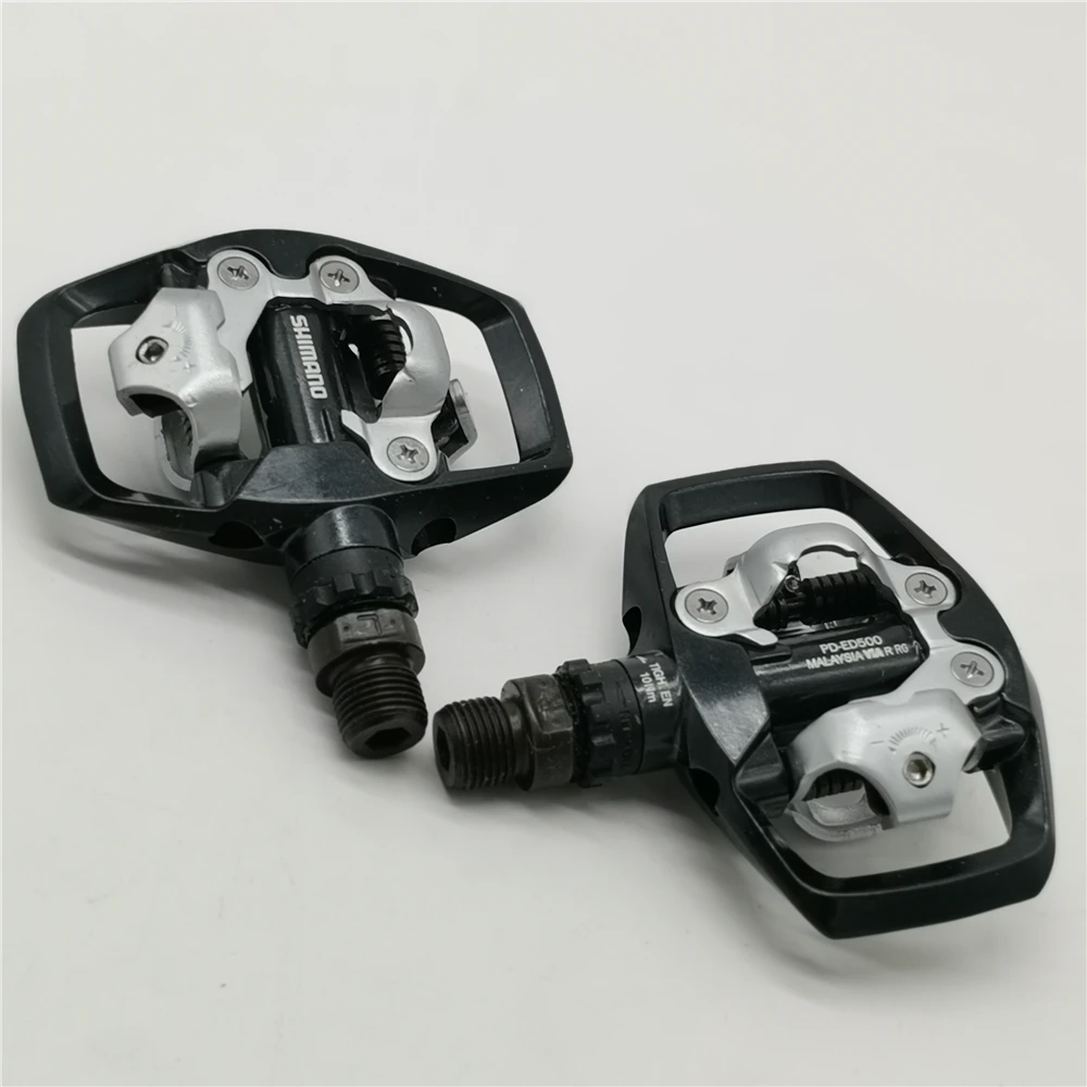 Shimano, PD-ED500, SPD педали, дорожный, туристический, городская платформа, бесклипсовый велосипед, самоблокирующаяся педаль с SM-SH56 шипами, запчасти для велосипеда