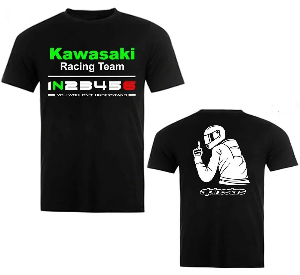 

Kawasaki Racing Team Alpine Star Man Fan T-Shirt Streetwear Size S-3Xl