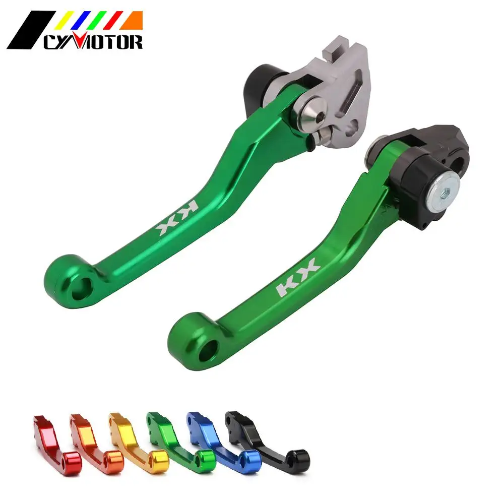 Складные рычаги тормозной муфты для KAWASAKI KX65 KX85 KX125 KX250 KX250F 2004 KX 65 85 125 250|Рычаги