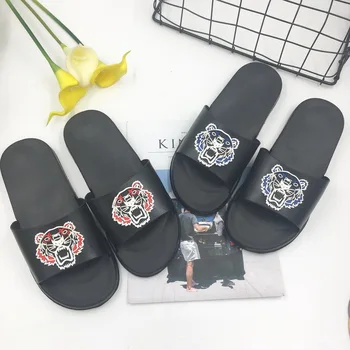 

New Slippers men women flip flop indoor bathroom sandals slippers home soft bottom couple non-slip bath beach sandals