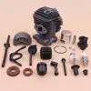 34mm Cylinder Piston Kit For Chinese 2500 25cc Fuel Oil Filter Hose Pipe Buffer Cap Seal Small Chainsaw 1