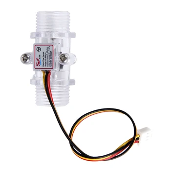 

Water Flow Sensor Switch Hall Effect Flowmeter Counter Water Control 1-30L/min
