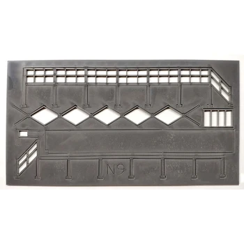 

1:87 HO Scale Train Model Construction Scene Sand Table Locomotive Maintenance Station