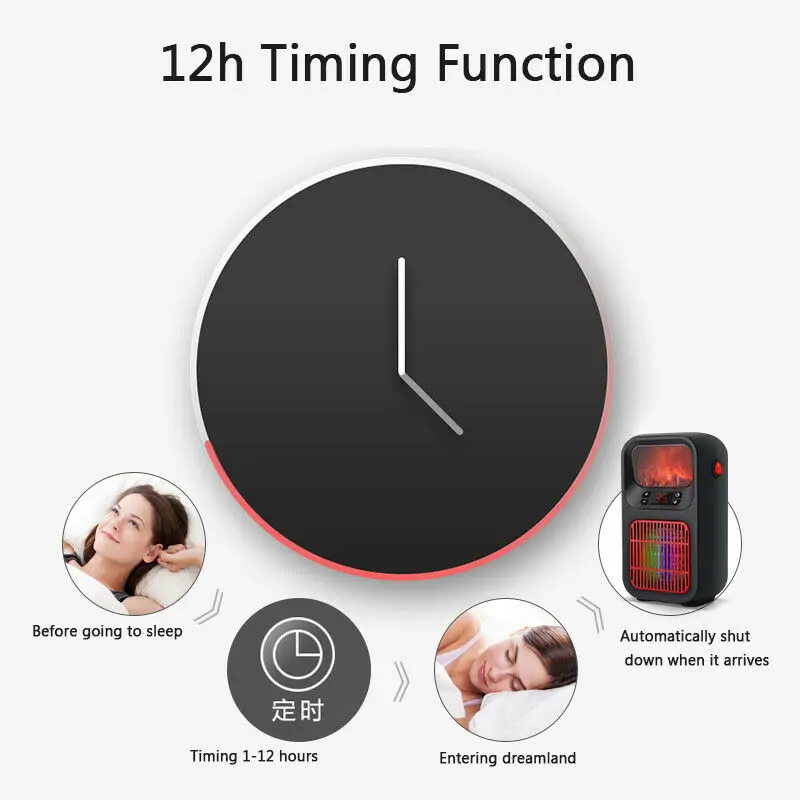 Новые бытовые товары 500 Вт мини керамический электрический обогреватель для дома и офиса, портативный бесшумный вентилятор