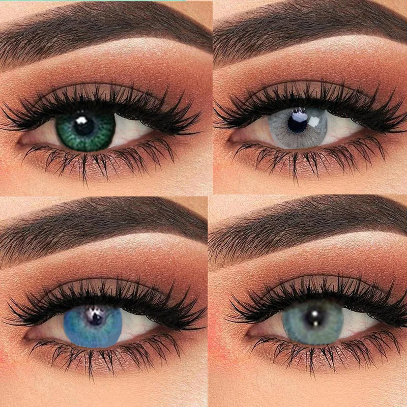 

2Pcs/Pair Beautiful Contact Lens Cosmetic Contact Lens Eye Color Natural Colored Contact Lenses for eye