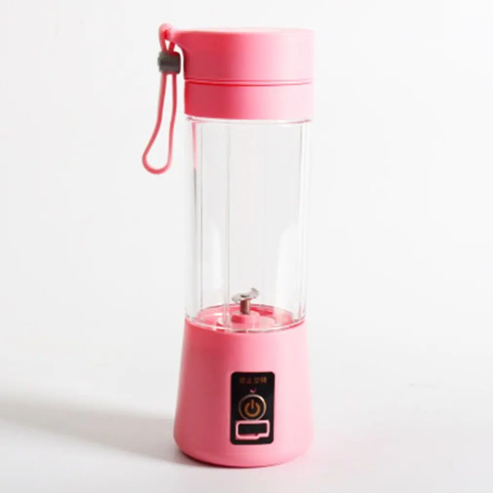Светло-зеленый Portable USB Electric Fruit Juicer Handheld Vegetable Juice Maker Blender Rechargeable Mini Juice Making Cup With Charging Cable - Цвет: Светло-зеленый