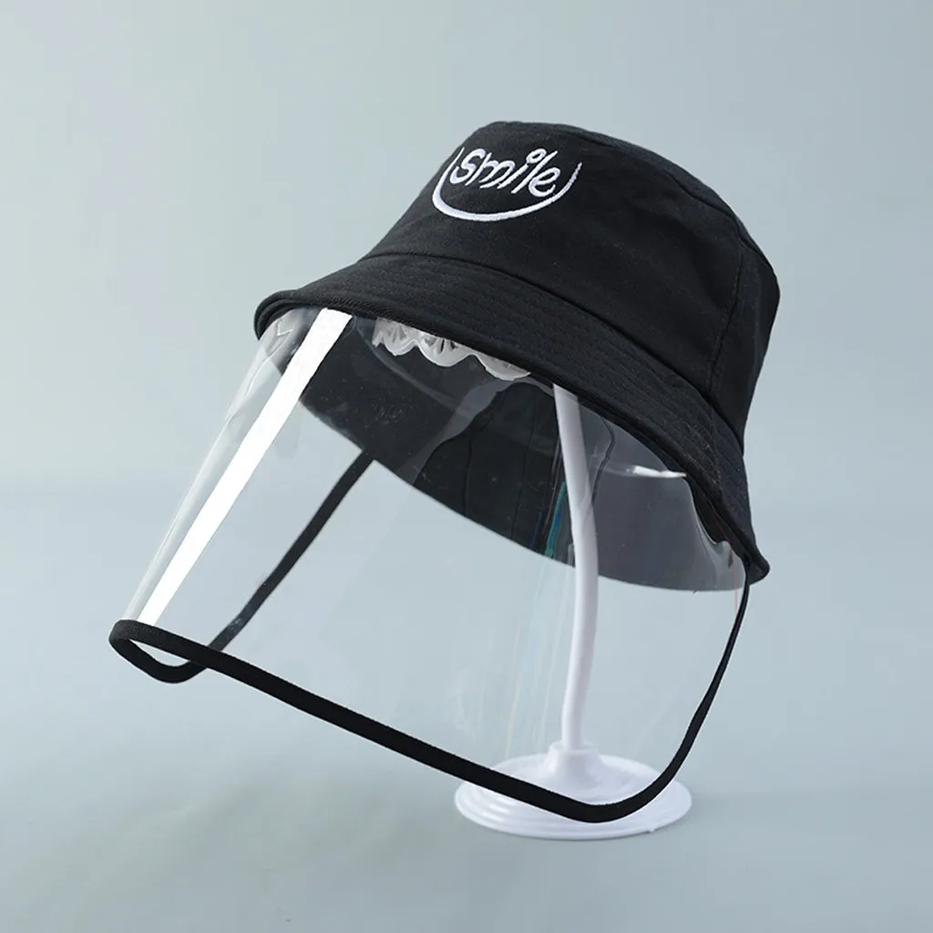 

Unisex Anti-spitting Protective Hat Dustproof Cover Men Women Fisherman Cap Hat Against Droplet Transmission