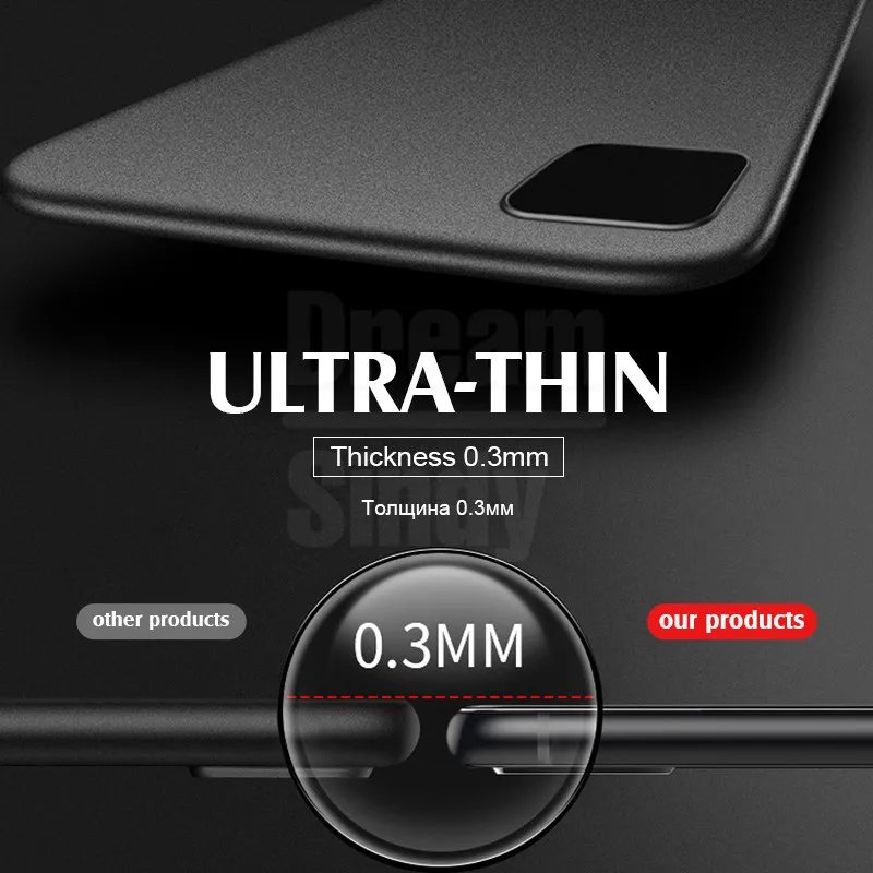 0,3 мм ультра тонкий ПП чехол для iphone 11 Pro Max X XR XS полный противоударный чехол для iphone 7 8 6 6s PLus матовый тонкий чехол s